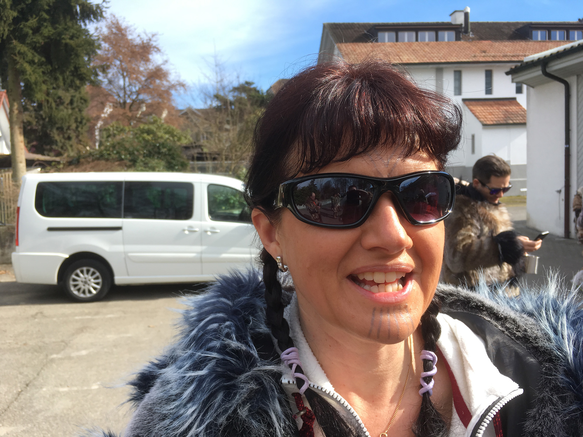 Aufwärmen für den Umzug in Beromünster