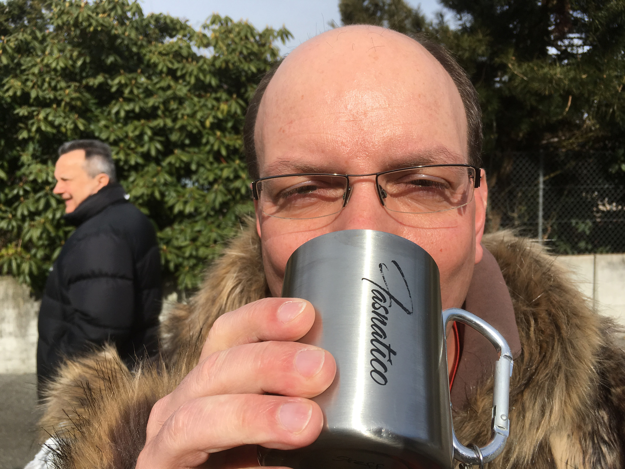 Aufwärmen für den Umzug in Beromünster